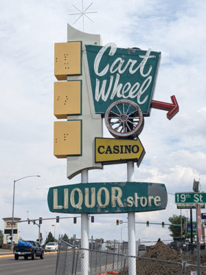 Cartwheel sign (RIP)